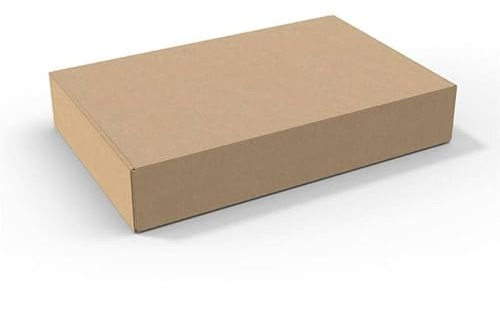 10x Maxibriefkarton Warensendung Verpackungen Versandkarton Außenmaß 350x250x50 mm einwellig