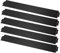 Sonnewelt Bordure de pelouse en métal galvanisé - Bordures de Jardin Bord la Pelouse- 15 m - pour Jardin - Noir - Longueur : 15 m - Hauteur : 18 cm