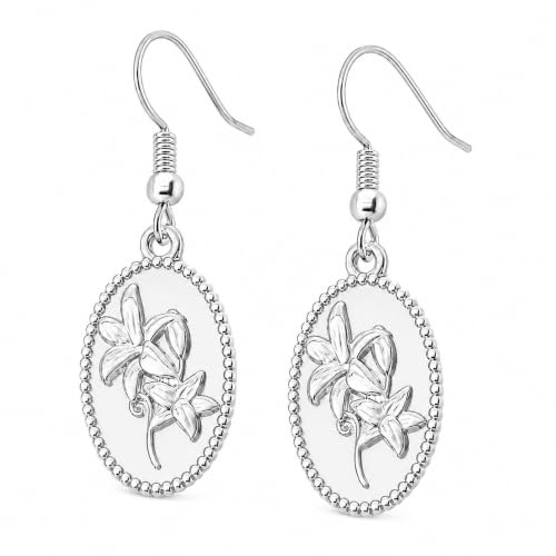 Charm Buddy Welsh Gifts, Flag, Dragon and Daffodil Earrings for Women | Choose from flag, dragon and daffodil designs, stainless steel hooks for pierced ears, a gift for St Davids Day
