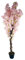 Leaf Design UK Arbre Artificiel réaliste Rose 150 cm