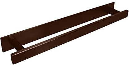 INOXLM Porta Asciugamani | Porta Carta Igienica Da Bagno | Kit Bagno Adesivo | Porta Rotolo Senza Fori | Portarotolo Bagno Adesivo | Porta Rotolo Carta Igienica (Porta Asciugamani 40 cm, Brown)