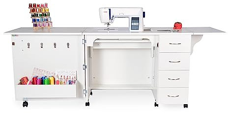 Harriet Sewing Cabinet Ash White