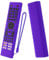 Silicone Cover for Hisense Voice Remote,Hisense ERF3J80H ERF3G80H ERF3F80H Remote Case Cover Hisense 4K UHD Android Smart TV Remote Shockproof Silicone Sleeve with Lanyard(Purple)