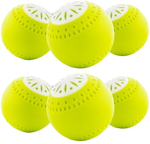 Ambientador Frigorífico Absorbe Olores Nevera ECOBOLAS Antihumedad Para Congelador, Quita Olor y Humedad. Limpieza del Hogar. Elimina Olores. NATURALES y SEGURAS, neutralizador de olores, Pack de 6