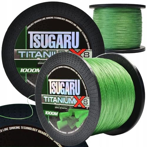 Angelschnur geflochten 1.000m Titanium X8 0,12mm ? 18,9kg