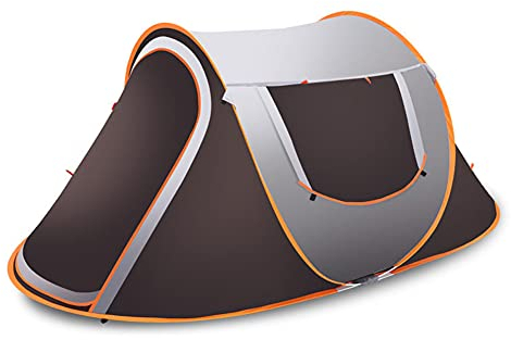 RajoNN Zelt Pop-Up-Zelt, vollautomatisches, kompaktes Kuppelzelt mit Tragetasche, ideal für Camping, Garten, Wandern, leichtes Familienzelt, selbstfahrendes Strandzelt
