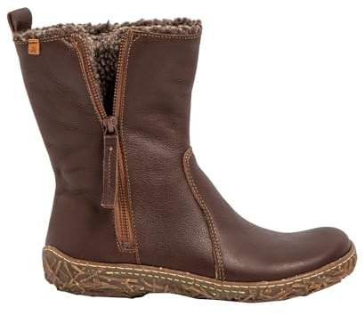 El Naturalista Damen Ankle Boots Yggdrasil, Frauen Stiefeletten,flach,Stiefel,Bootee,Booties,halbstiefel,Kurzstiefel,Brown,36 EU / 3.5 UK