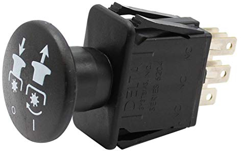 SECURA Interrupteur d'embrayage de lame compatible avec Husqvarna GT54CS Tracteur de pelouse