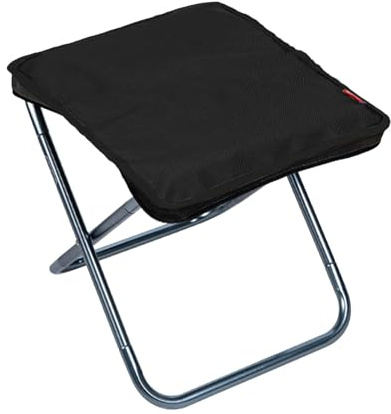 Campinghocker, klappbarer Campinghocker – tragbarer Camping-Hocker XL | Hocker aus 600D Oxford-Stoff aus Aluminiumlegierung, leicht 1,54 LB, trägt bis zu 264 lb