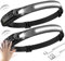 Head Torch Headlamp 2 Packs, 6 Modes Motion Sensor Headlight, 230° Wide View Rechargeable LED Headtorch, IPX4 Waterproof, Hands-Free Flashlight, Gift for Adults & Kids,Camping,Running,Fishing,Cycling