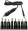 12V cable cigarette lighter DC plug - 3m car 5A power supply charging cable charger with 8 pieces jack plug adapter - for DVD player mobile phone TV