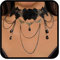Fashband Blumenspitze Choker Halskette Schwarz Gothic Halsketten Halloween Party Kostüm Halskette Kette für Frauen(B)