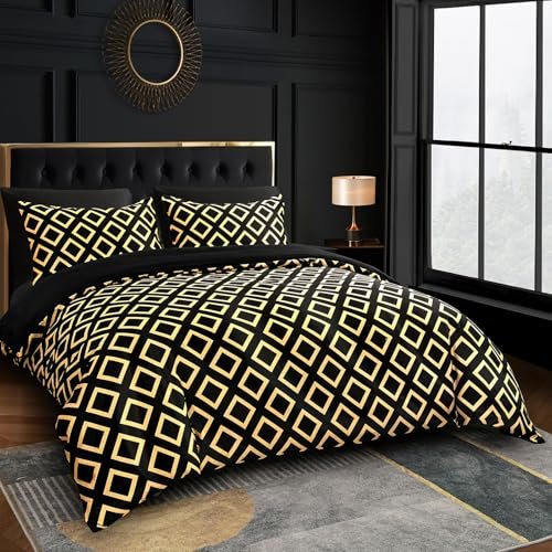 Grace Single Duvet Cover Set - Premium Satin Silk Reversible Duvet Cover Single (135 x 200 cm) 2 PCs - Luxurious Hotel Quality Bedding Set With Zipper Closure