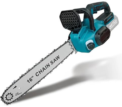 Motosega a batteria per batteria Makita 18 V 16 pollici motosega elettrica senza fili con lubrificatore automatico, per la lavorazione del legno e il giardinaggio