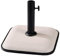 Marbueno Base Sombrilla Cuadrada Cemento 35X35X5,2 cm 11KG Blanco Jardin, Piscina y Terraza 10457