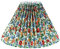 Fuxunamz Abat-Jour Lampe Chevet, Abat-Jour Plissé Floral, Multicolore, 8 x 24 x 16 cm, pour Ampoules E27