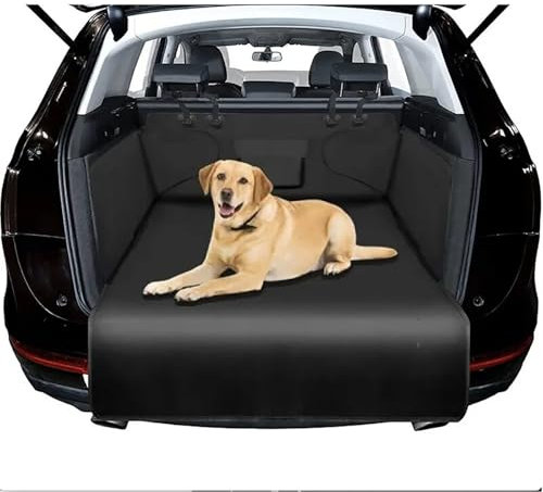 ZhbFhl Kofferraumschutz Hund für Tesla Model Y 2020 2021 2022 2023+ - wasserabweisend pflegeleicht - Kofferraummatte mit Ladekantenschutz,B