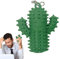 Duqulle Juguetes Fidget para Dedos - Llavero Antiestrés con Forma de Cactus | Herramienta de Masaje Silenciosa Divertida para Niños Adultos Escritorio Escuela Aula Oficinas