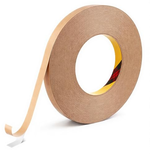 Thinp 300 Dünnes doppelseitiges Klebeband, 10 mm x 55 m, ablösbar, hitzebeständig, transparent, für Scrapbooking, Montage, Bilder, Poster, LED-Streifen