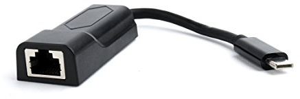 Gembird A-CM-LAN-01 Ethernet 1000Mbit/s Karte und Netzwerkadapter – Karten und Netzwerkadapter (kabelgebunden, USB C, Ethernet, 1000 Mbit/s, schwarz)