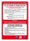 Signalétique.biz France - Panneau - Consignes Sécurité Gaz Cuisine - Protection anti-UV - Adhésif - Dimensions 210x300 mm