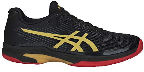 ASICS Herren Solution Speed FF LE Allcourtschuh Schwarz, Gold Tennisschuhe, Noir/or, 39,5 EU