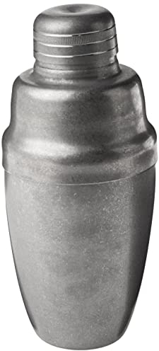 Barfly M37038 - Juego de 3 cocteleras pesadas, 500 ml, acero inoxidable Tarea pesada 18oz (532 ml) vintage.