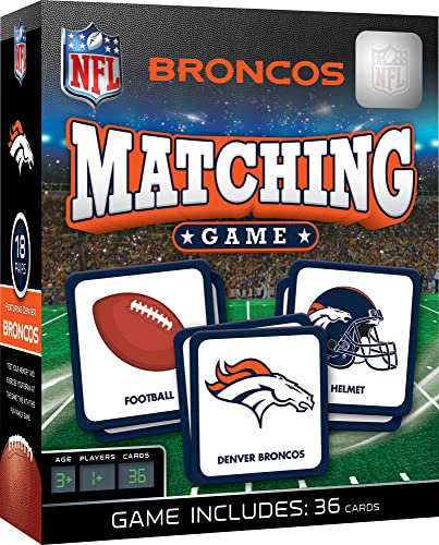 MasterPieces Sports Games - Kansas City Chiefs NFL Matching Game - Spiel für Kinder und Familie - Lachen und Lernen