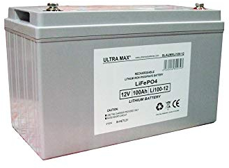 Panasonic 12V 103Ah REPLACEMENT ULTRAMAX 12V 100Ah LITHIUM PHOSPHATE LiFePO4 BATTERY