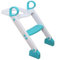 Dreambaby Step-Up Potty Training Toilet Topper - 2-Level Adjustable - Aqua-Model G6015, Aqua/White, 1 Count (Pack of 1)