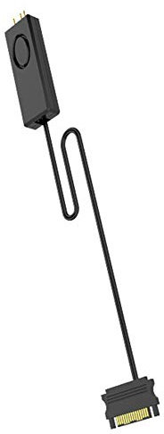 Contrôleur ARGB pour câble répartiteur ARGB 3 broches 5 V en plastique pour éclairage LED SATA RVB