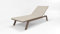 Rollmayer Sitzkissen wasserdicht und regenfest für Sonnenliege Auflage Polster für Gartenliege Liegestuhl Strandliege Kollektion Velvet (Beige 104, 190x54x4cm - 2er Set)