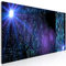 decomonkey Akustikbild Abstrakt 135x45 cm 1 Teilig Leinwand Modern Bilder Wandbilder XXL Schallschlucker Schallschutz Akustikdämmung Wandbild Deko Leise Ornament Modern