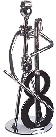 Home Decor Statue/Figur aus Gusseisen, Drähte und Schrauben (Cello Player)