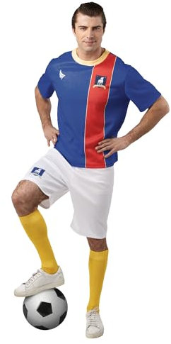 Rubies Herren Ted Lasso Afc Richmond Fußballuniform Kostüm, wie abgebildet, Large