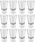Wellgro 5,7cl Schnapsgläser - 5,2 x 8,8 cm (ØxH) - Glas klar - Shotgläser - standfest - Made in Italy, Stückzahl:12 Stück