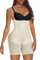 YIANNA Shapewear Damen Bauchweg Body Stark Formend Miederbody mit Bein Shaper Bodyformer Fajas Colombianas Mieder Bodyshape Zipper Beige L 7257