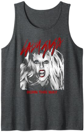 Offizielle Lady Gaga Born This Way Cover Tank Top