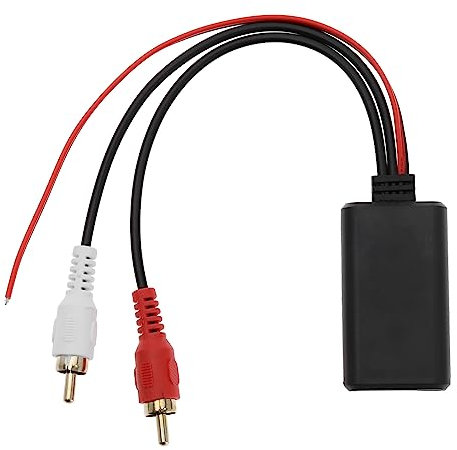 VGOL Car Bluetooth 5.0 Audio Adapter 2 RCA Input Wireless Bluetooth AUX Module Adapter Cable for Car Radio Speaker 25.5cm Length