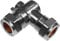 NPH 15mm Angled Isolating Valve Compression 90 Degree Elbow Chrome