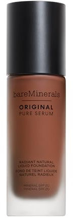 BAREMINERALS Original Pure Serum Radiant Natural Liquid Foundation SPF 20 Deep Cool 6 (30 ml)