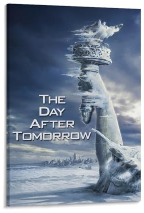 REDCHAMBER Poster mit amerikanischen Katastrophenfilmen The Day After Tomorrow, Wandkunst, Poster, Rollen, Leinwand, Gemälde, Bild, Wohnzimmer-Dekoration, Zuhause, 30 x 45 cm