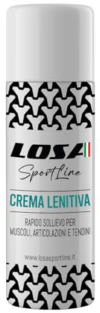 LOSA Crema Lenitiva 100ml - Crema Sport Rapido Sollievo per Muscoli, Articolazioni e Tendini