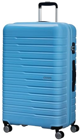 American Tourister Flashline Pop - Spinner L, Expandable Suitcase, 78 cm, 100/109 L, Blue (Cloudy Blue)