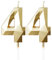 Gold Kerzen zum 44th Geburtstag, 3D Gold Zahl 44 Kerze für Kuchen, Frauen Männer 44th Geburtstag Dekorationen, Gold Kuchendekorationen, Gold Kerze Kuchen für Geburtstagsfeier Hochzeitstag