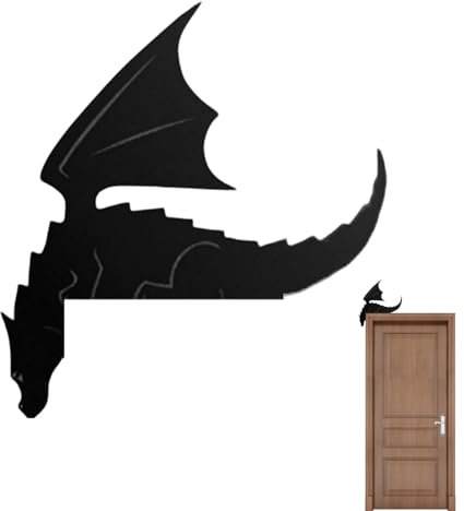Generisch Drachen Wandhänge Dekoration Metall Drachen Türschild Nette Tiere