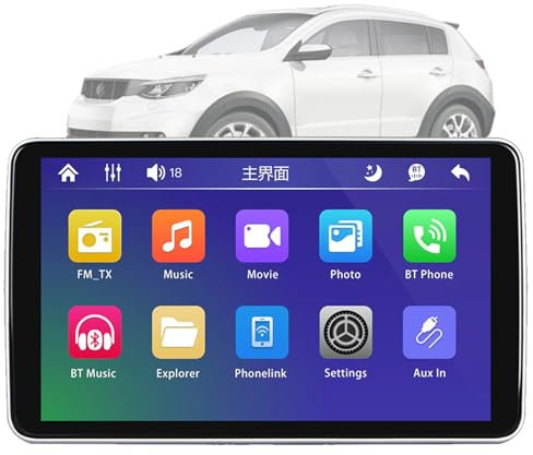 VNATWGOO 10.1 inch IPS Video Players, Support Multiple Connection Methods, Car Headrest TV, Car Rear Seat Screen Display, Rear Seat Entertainment