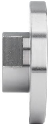 3-Zoll Drehbank Frontplatte, Holz-Drehbank aus Edelstahl mit Schraubenlöchern, Kompatibel für 1 Zoll 8TPI-Spindel, zum Drehen von Schüsseln und Kleinere Projekte