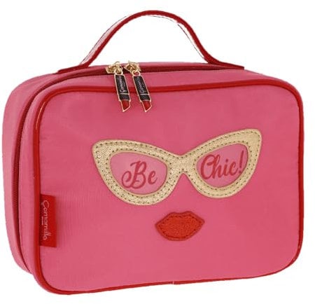 Camomilla Milano Beauty Case Donna, Travel Case, Collezione Be Chic, Misura S, Colore Fucsia