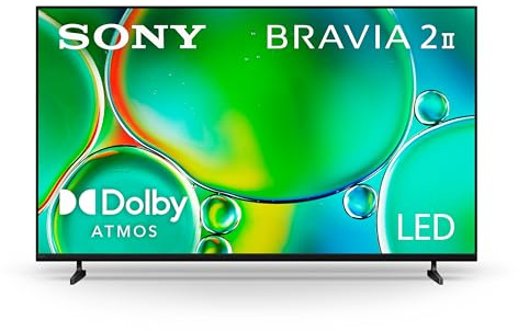 Sony BRAVIA 2 II 65 Inch 4K Ultra HD LED Smart TV with Google TV and Exclusive Features for PlayStation®5 (K-65S20M2), 2025 Model